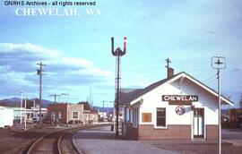 Great Northern Depot at Chewelah, Washington, undated