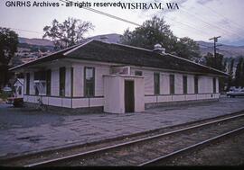 Spokane, Portland, and Seattle Railway Depot at Wishram, Washington, undated