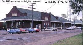 Great Northern Depot at Williston, North Dakota, undated