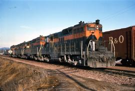 Great Northern Railway 698 at Whitefish, Montana in 1968.