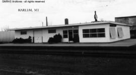 Great Northern Depot at Harlem, Montana, undated