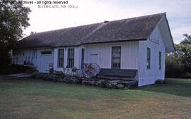 Great Northern Depot at Bathgate, North Dakota, undated