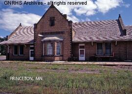 Great Northern Depot at Princeton, Minnesota, undated