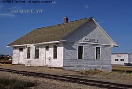 Great Northern Depot at Antelope, Montana, undated