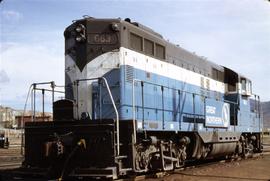 Great Northern Railway 663 at Butte, Montana in 1968.