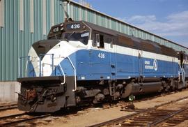 Great Northern Railway 436 at Minneapolis Junction, Minnesota in 1969.