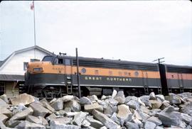 Great Northern Railway 448-A at White Rock, British Columbia in 1969.