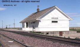 Great Northern Depot at Hingham, Montana, undated