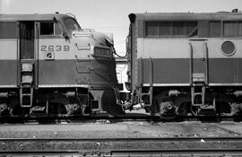 Great Northern Diesel Locomotive 263B in Washington State, undated