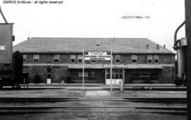 Great Northern Depot at Grand Forks, North Dakota, undated