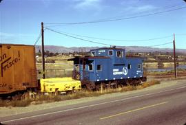 Great Northern Railway Caboose X180 at Seattle, Washington.