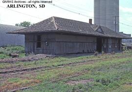 Great Northern Depot at Arlington, South Dakota, undated