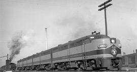 Great Northern Diesel Locomotive 440 at Hillyard, Washington, undated