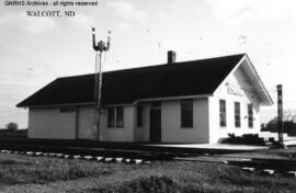 Great Northern Depot at Walcott, North Dakota, undated