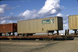 Great Northern Railway Trailer 20772 at Pasco, Washington in 1972.