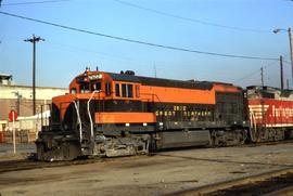 Great Northern Railway 2522 at Wenatchee, Washington in 1970.