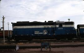 Great Northern Railway 2015 at Havre, Montana in 1969.