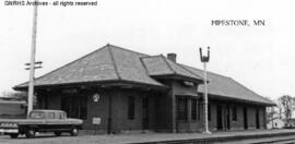 Great Northern Depot at Pipestone, Minnesota, undated