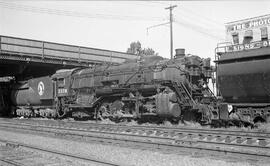 Great Northern Steam Locomotive 3378 at Minneapolis, Minnesota in 1958.