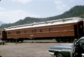 Great Northern Railway Outfit car O3391 at Skykomish, Washington in 1972.