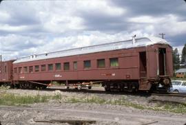 Great Northern Railway Outfit Car O3221 at Whitefish, Montana in 1977.