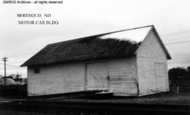 Great Northern Motor Car House at Berthold, North Dakota, undated