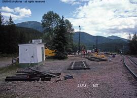 Great Northern Station Building at Java, Montana, undated