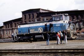 Great Northern Railway 200 at Spokane, Washington in 1970.