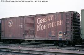 Great Northern Boxcar 6127 at Albuquerque, New Mexico, 1978