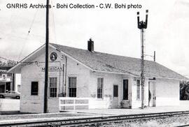 Great Northern Depot at Michigan, North Dakota, 1970