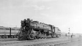 Great Northern Steam Locomotive 2585 at Hillyard, Washington, undated