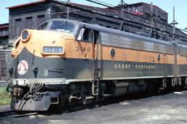 Great Northern Railway 314-A at Superior, Wisconsin in 1965.