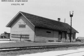 Great Northern Depot at Collins, Montana, undated