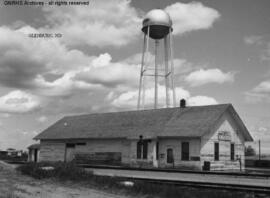 Great Northern Depot at Glenburn, North Dakota, undated