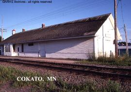 Great Northern Depot at Cokato, Minnesota, undated