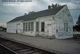 Great Northern Depot at Campbell, Minnesota, undated