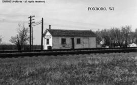 Great Northern Depot at Foxboro, Wisconsin, undated