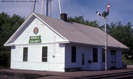 Great Northern Depot at Calumet, Minnesota, 1980