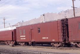 Great Northern Railway Outfit Car O6308 at Cashmere, Washington in 1970.