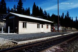 Great Northern Depot at Stryker, Montana, undated