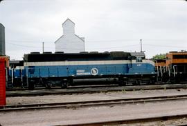 Great Northern Railway 421 at Havre, Montana in 1969.