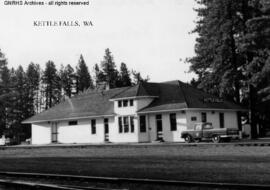 Great Northern Depot at Kettle Falls, Washington, undated