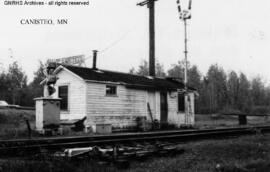 Great Northern Depot at Canisteo, Minnesota, undated