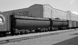 Great Northern Tank Car X6000 at Wenatchee, Washington, undated