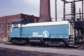 Great Northern Railway 16 at Vancouver, British Columbia in 1968.