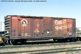 Great Northern Boxcar 13132 at Albuquerque, New Mexico, 1978