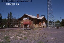 Great Northern-Southern Pacific Depot at Chemult, Oregon, undated