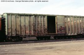 Great Northern Boxcar 37645 at Albuquerque, New Mexico, 1979