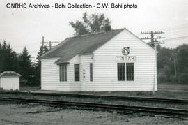 Great Northern Depot at Tintah, Minnesota, 1968