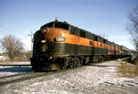 Great Northern Railway 509 at Grand Forks, North Dakota in 1970.